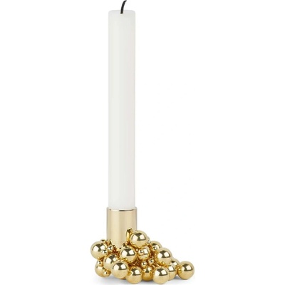 GEJST Magnetický svícen Molekyl 1 – Brass, zlatá barva