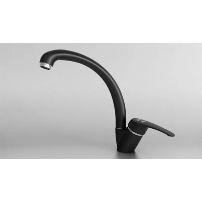 FAT Смесител за кухня-стоящ Impact 08910, Fat Granite, 1008 Черен металик