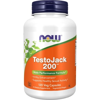 NOW NOW TestoJack 200, 120 Veg Capsules