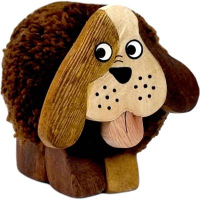Dvěděti Drevená figúrka XL Pompon Dog