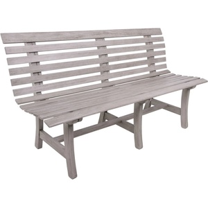 Garden Pleasure Сива градинска пейка от масивно дърво Mandalay - Garden Pleasure (985103)