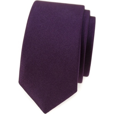 Avantgard Kravata Slim fialová mat 551 7038