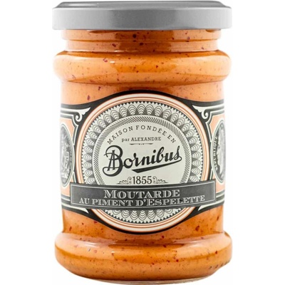BORNIBUS Hořčice s papričkami d'Espelette 250 g