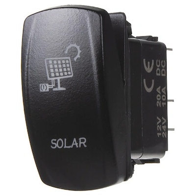 Rocker2 spínač SOLAR 12/24V, 47125