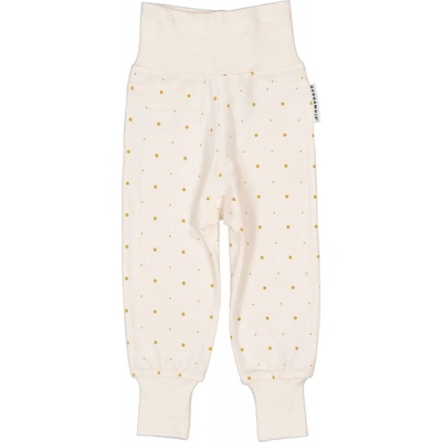 Geggamoja Bambusové dětské rostoucí kalhoty Golden dots