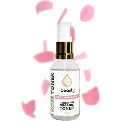 CBD beauty Rose Toner organická květinová voda 50 ml