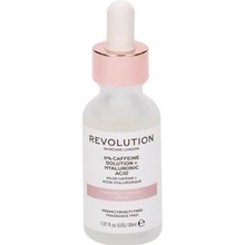 Revolution Skincare 5% Caffeine solution Hyaluronic Acid sérum na očné okolie 30 ml