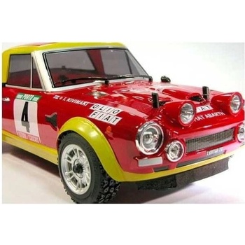 Rally legends Fiat 124 Abarth Rally 4WD licencované proporcionálne lak. karoséria RTR sada 1:10