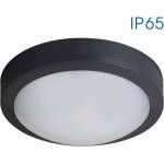 VIVALUX LED плафониера MEZZO/R 18W - черен, 4000K, IP65 | Влагозащитена плафониера Vivalux (VIV004745)