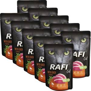 RAFI Cat Възрастни Пате с Патешко 10 x 100 г
