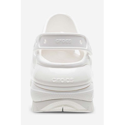 Crocs Чехли Crocs Classic Mega Crush Clog в бяло с платформа (207988.WHITE)