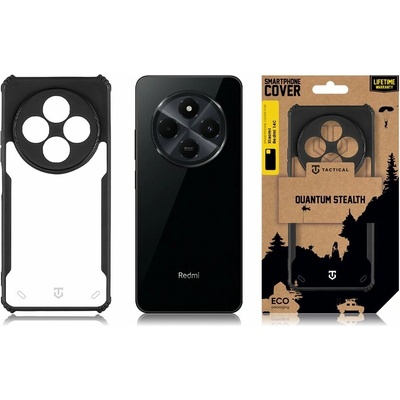 Tactical Quantum Stealth Kryt pro Xiaomi Redmi 14C 4G/A4 5G/Poco C75 Clear/Black 57983123297