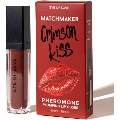 Eye of love matchmaker crimson kiss red lip gloss volumizing effect with pheromones 8.5 ml