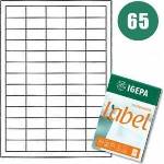Igepa Group Mondi A4 IGEPA LABELS 38.1 X 21.2 MM WHITE (100)