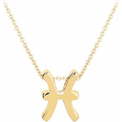 JVD Pozlátený náhrdelník s príveskom ryby SVLN0195XH2GORY