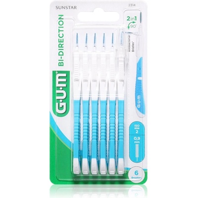 Sunstar Bi Direction Interdental Brush 2314 четки за междузъбно пространство 0, 9 mm 6 бр