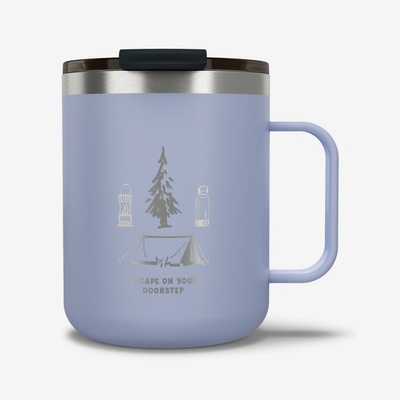 Quechua Antikorový termohrnček 350 ml fialový