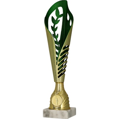 Plastová trofej Zlato-zelený 33,5 cm