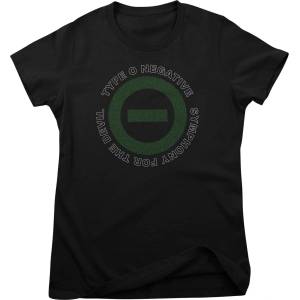 Type O Negative Symphony For The Devil Circle Black S Дамски Риза (WMX-5-TON004-BK-S)
