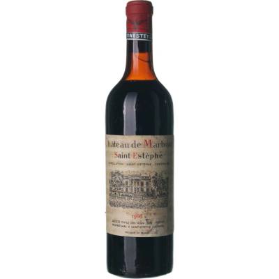 Chateau Marbuzet Saint-Estèphe suché červené 1966 0,75 l (holá láhev)
