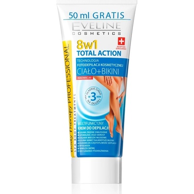 Eveline Cosmetics Body Therapy Professional Total Action multifunkční depilační krém 8v1 200 ml