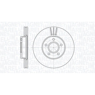 Brzdový kotúč (cena za 1ks) MAGNETI MARELLI 361302040136