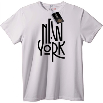 NOONEBRAND Тениска New York стилизирана - 2XL, Black