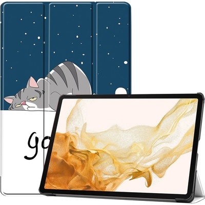 Vsetkonamobil 64745 ART Zaklápacie puzdro pre Samsung Galaxy Tab S9+ / S10+ LAZY CAT
