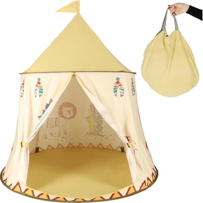 KIK Stan Teepee Wigwam s domečkem na hraní 110 cm KX7933 – Zboží Dáma