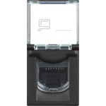 BTicino Розетка RJ45 cat. 5e UTP 1 мод. цвят Черен /блистер/ Classia - RG4279C5E (RG4279C5E)