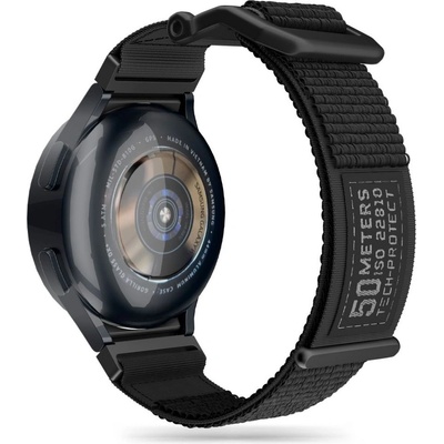 Tech-Protect Найлонова каишка за Samsung Galaxy Watch 4/5/5 Pro/6 от Tech-Protect Scout - Черен (9319456605495)