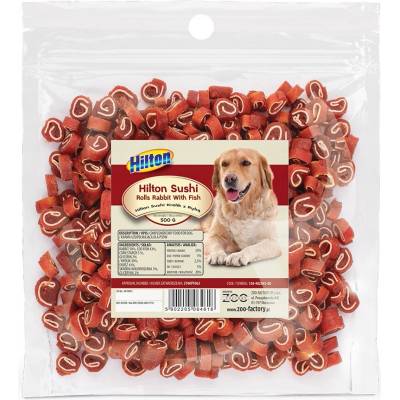 Pochoutka Měkké rolky s králičím a treskou 500 g