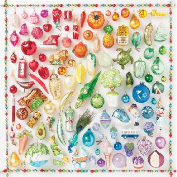 Image 1 of Galison - Puzzle Rainbow Ornaments - 500 piese