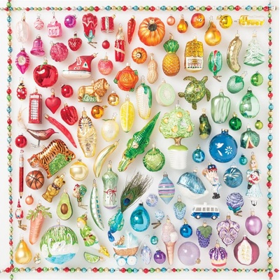 Galison - Puzzle Rainbow Ornaments - 500 piese