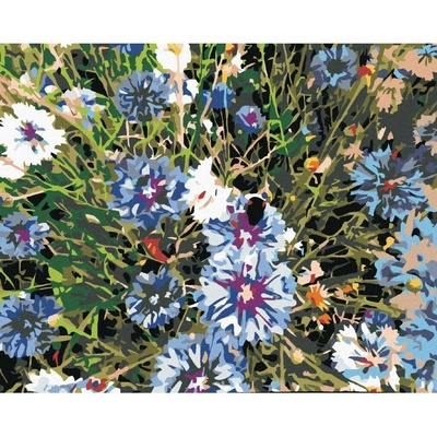 Diamondi Diamantové malování CHRPY MODRÉ 40 x 50 cm vypnuté plátno na rám