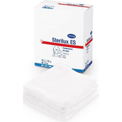 Sterilux gáza kompresní sterilní 10 x 10 cm 8 vrstev 25 x 2 ks