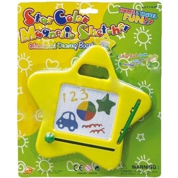 Tabulka na kreslení barevná-hvězda asst.2 barvy