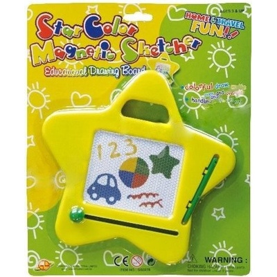 Tabulka na kreslení barevná-hvězda asst.2 barvy