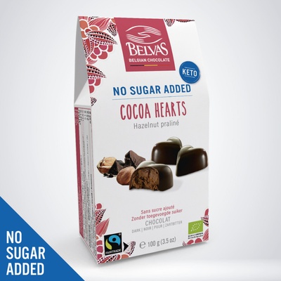 Belvas srdíčka bez přidaného cukru 100 g