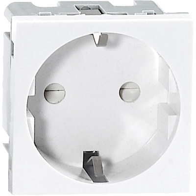 ORNO OR-GM-9010/W/GS - NOEN eдиничен контакт, шуко, бял (OR-GM-9010/W/GS)