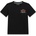 GUESS Черна тениска за момче с малък оранжев надпис Guess