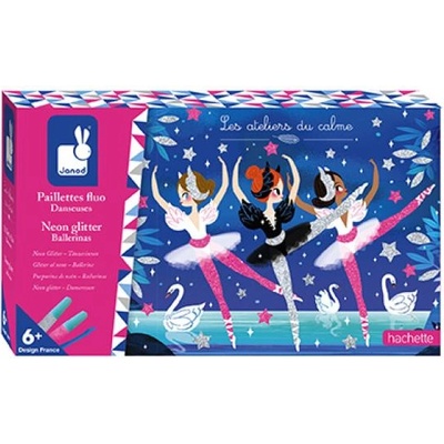 Janod Atelier Цветен пясък с брокат Балерина Midi 6+