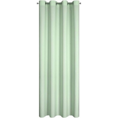Mybesthome EASY TOP dekorační závěs s kroužky 140 × 250 cm, světle mátový, 1 ks