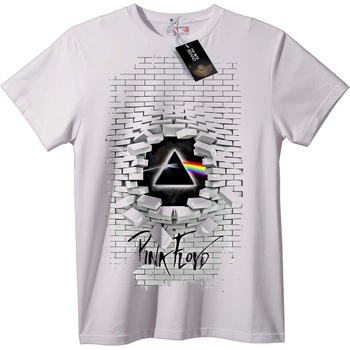 NOONEBRAND Тениска Pink Floyd Тъмна Страна - 2XL, White