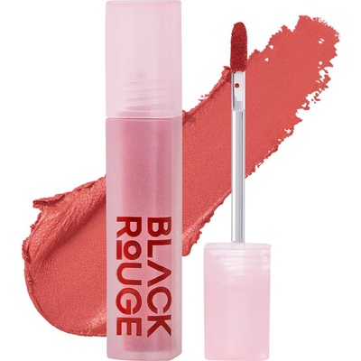 Black Rouge Muddish Cushion Velvet MV01 Peach pudding Tint na rty 4 g