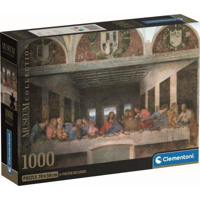 Clementoni Пъзел Clementoni от 1000 части - Тайната вечеря (39965)