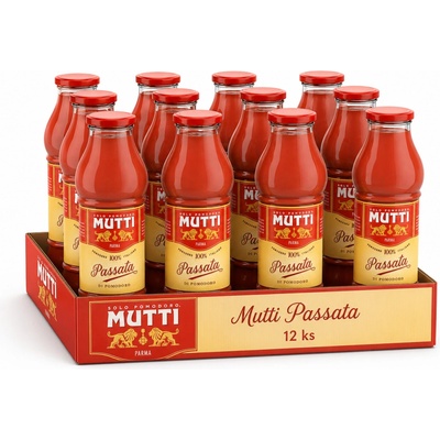Mutti Passata rajčatové pyré 12 x 700 g
