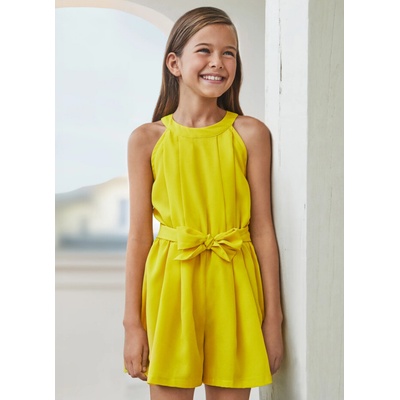 Mayoral overal šifónový s páskem žlutý – Zboží Dáma