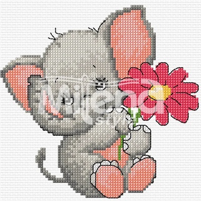 Milena Style Малко слонче - гоблен със схема