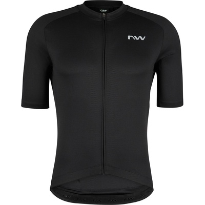 Northwave Мъжка фланелка с къс ръкав за колоездене Northwave Force 2 Jersey Short Sleeve Cycling jersey - Black (056-3146-0111)